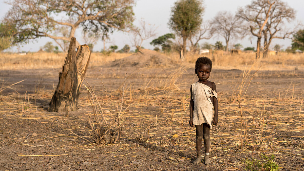 Kind im Südsudan