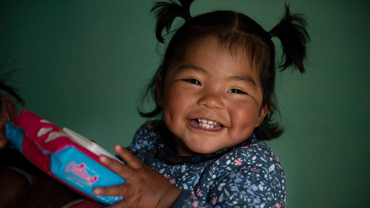 17-monatiges Mädchen in Bolivien, 2021
