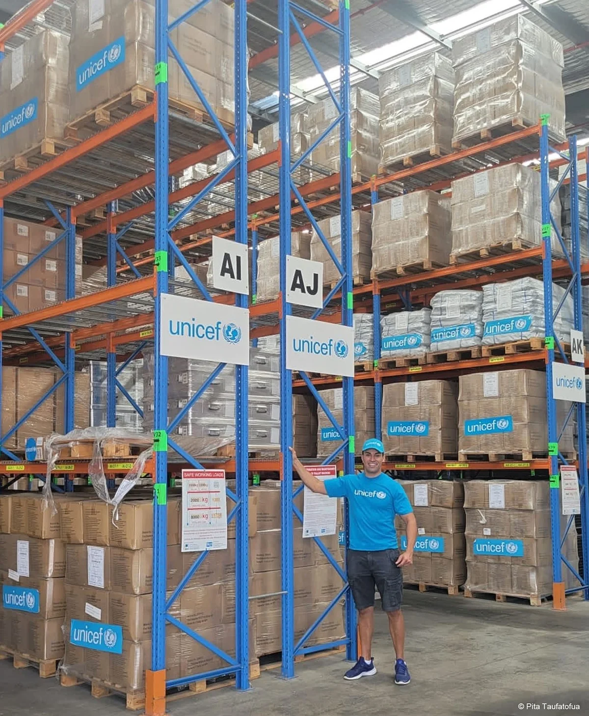 UNICEF Lagerhaus in Brisbane