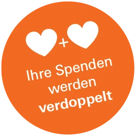Ihre Spenden werden verdoppelt!
