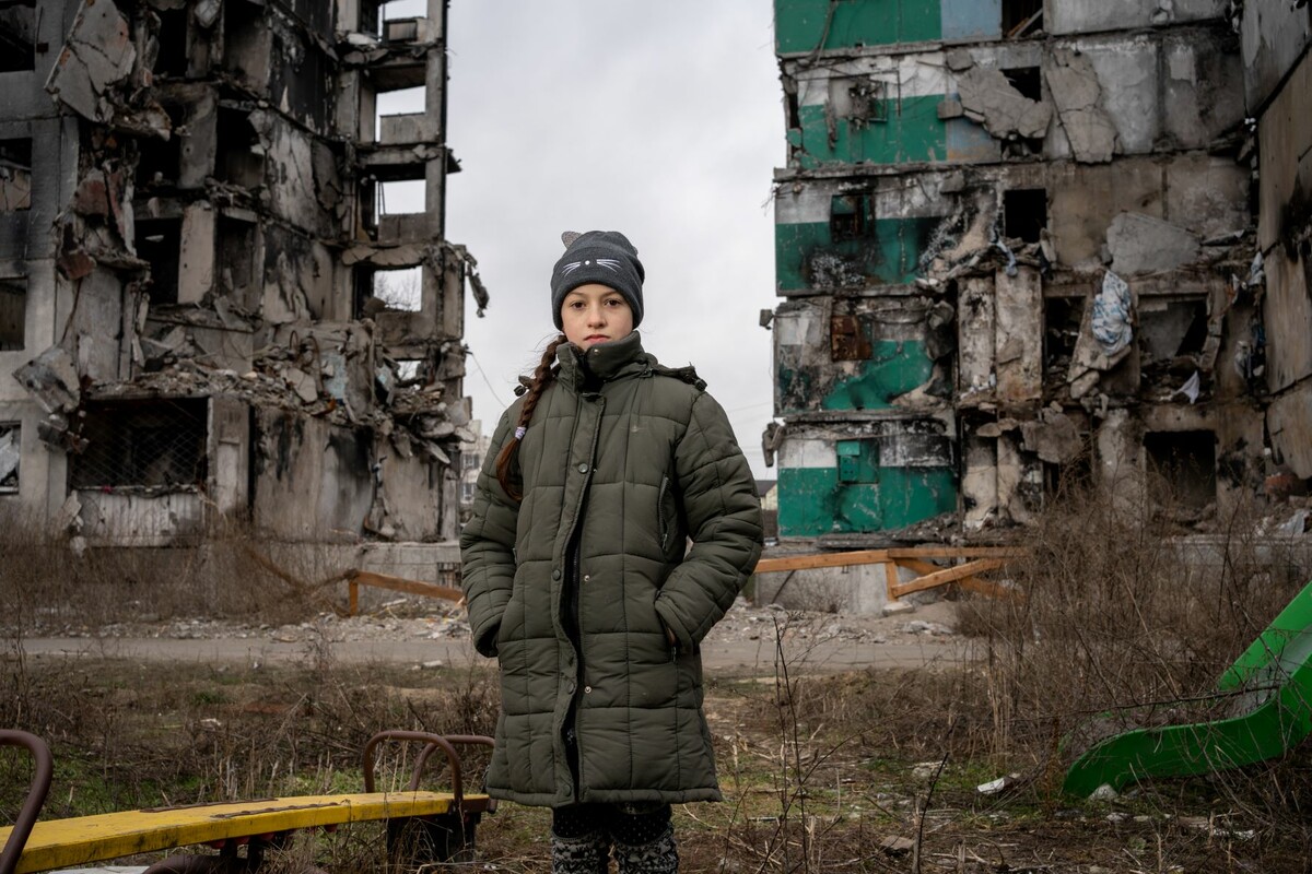 1 Jahr Ukraine Kind