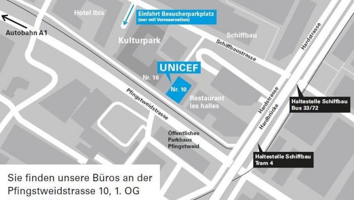 Unicef Office Pfingsweidstrasse 10
