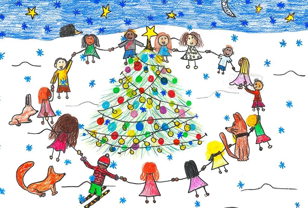 Malwettbewerb Zwei neue Sujets für UNICEF Weihnachtskarten unicef.ch
