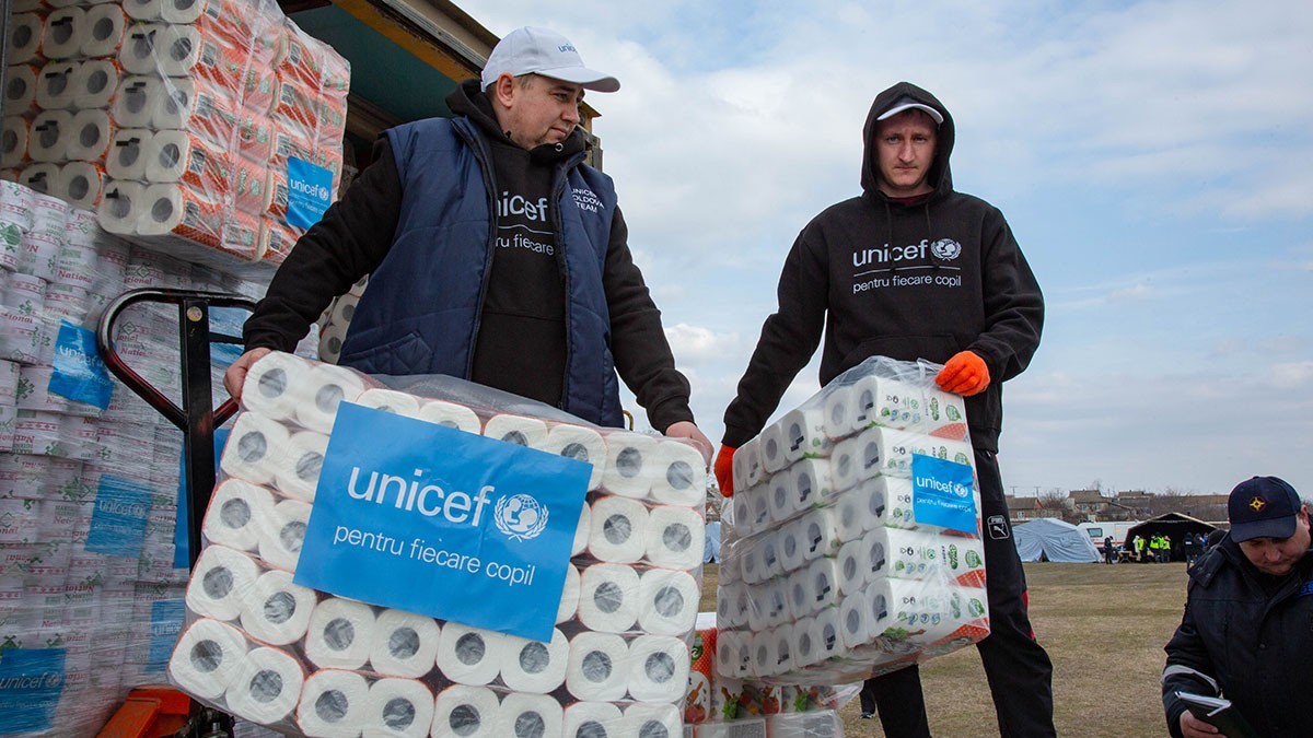 Hilfslieferung von UNICEF
