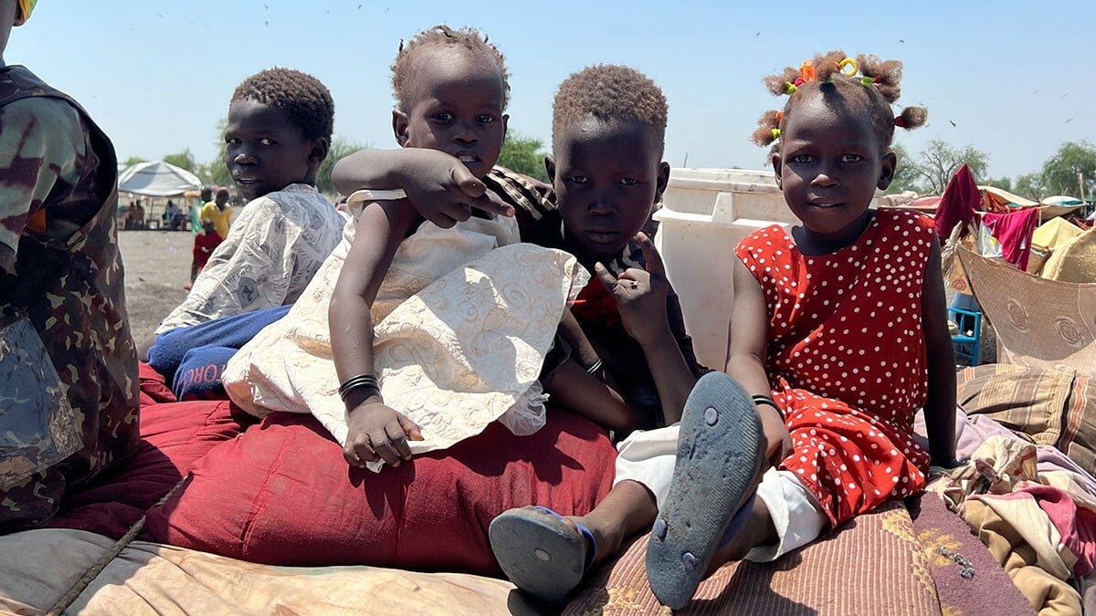 Kinder Flucht Sudan