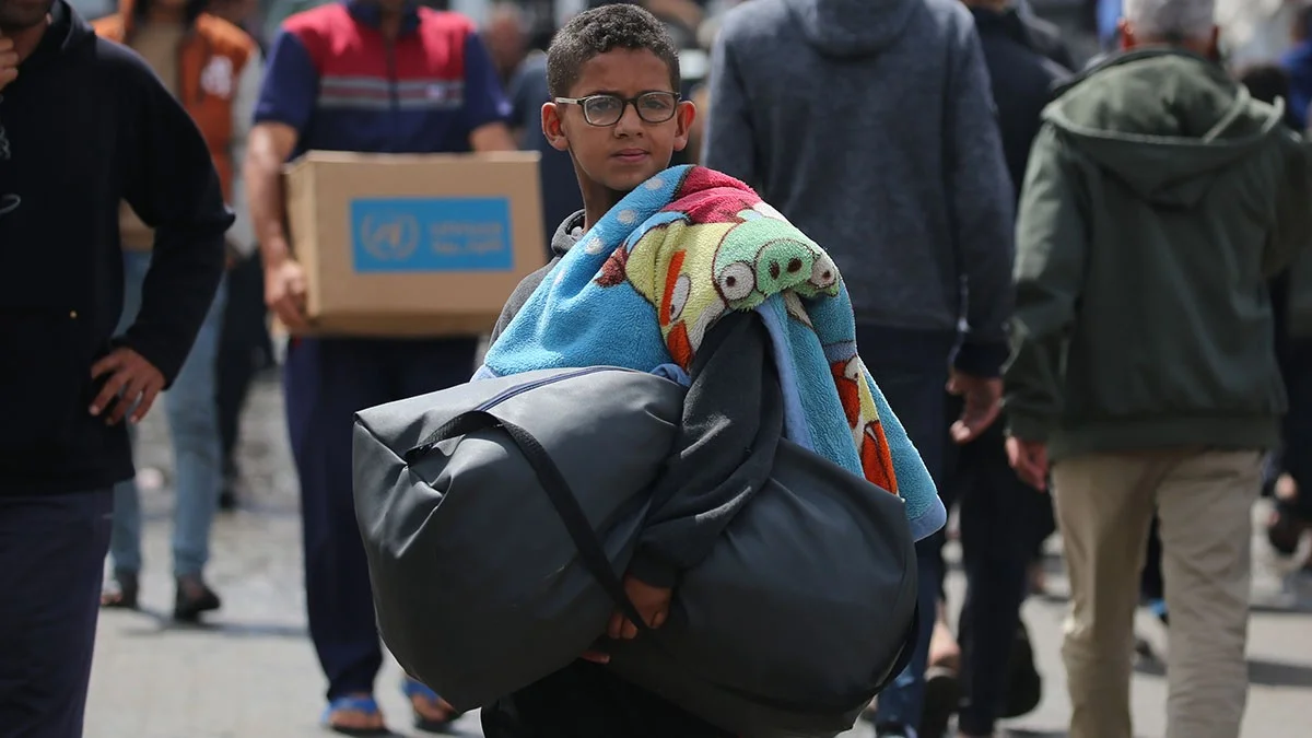 Bub Flucht Rafah Gaza