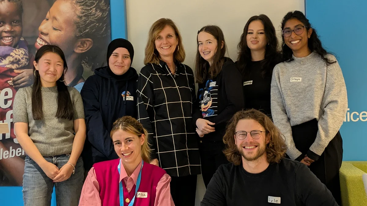 Gemeinsam mit Bettina Junker, der Geschäftsleiterin von UNICEF Schweiz und Liechtenstein, hat Mia die Schweiz an den Diskussionen vertreten.