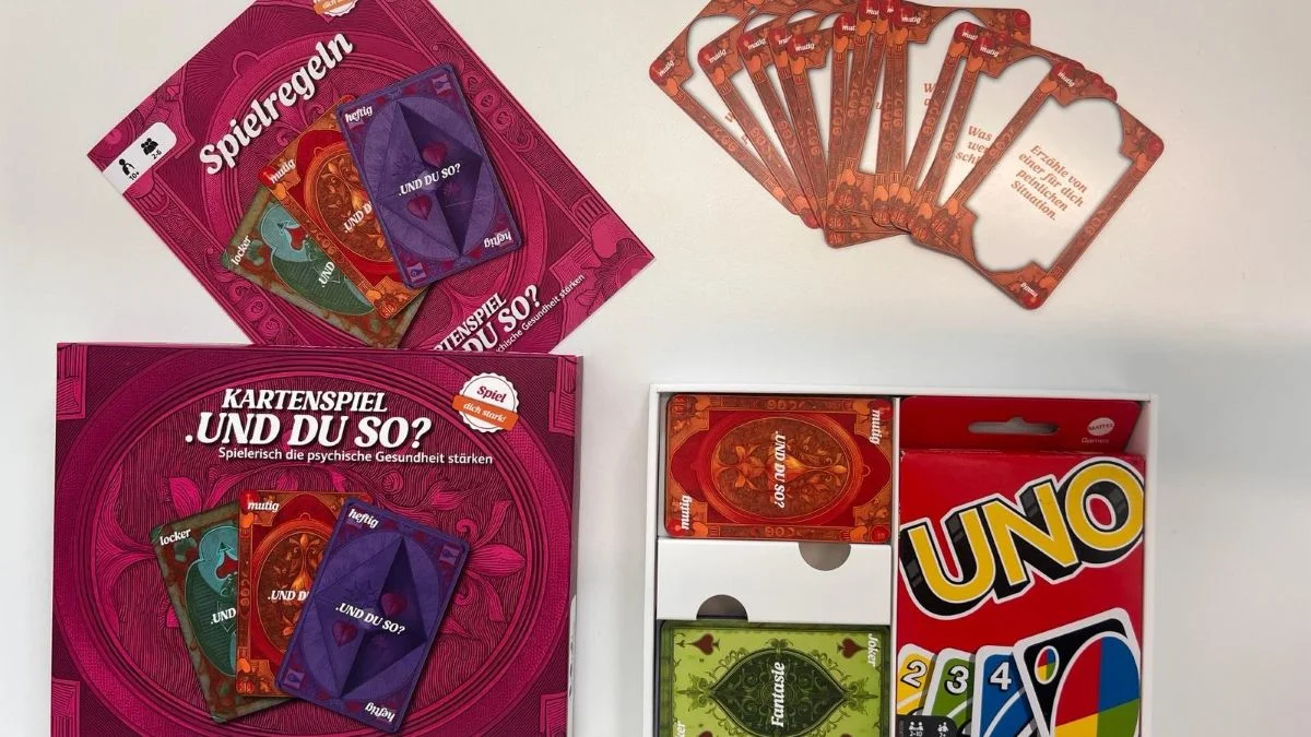 Bild von dem Kartenspiel "Und du so?"