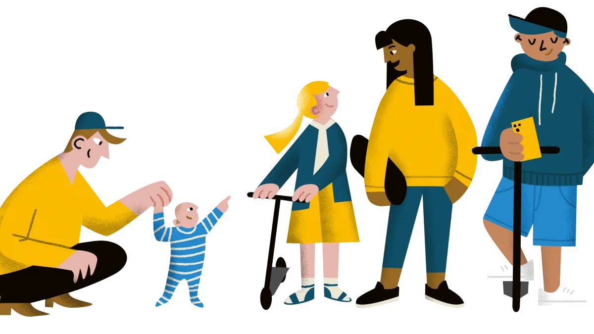Illustration von Kindern 