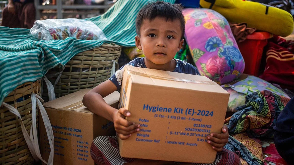 Nothilfe nach Erdbeben in Myanmar