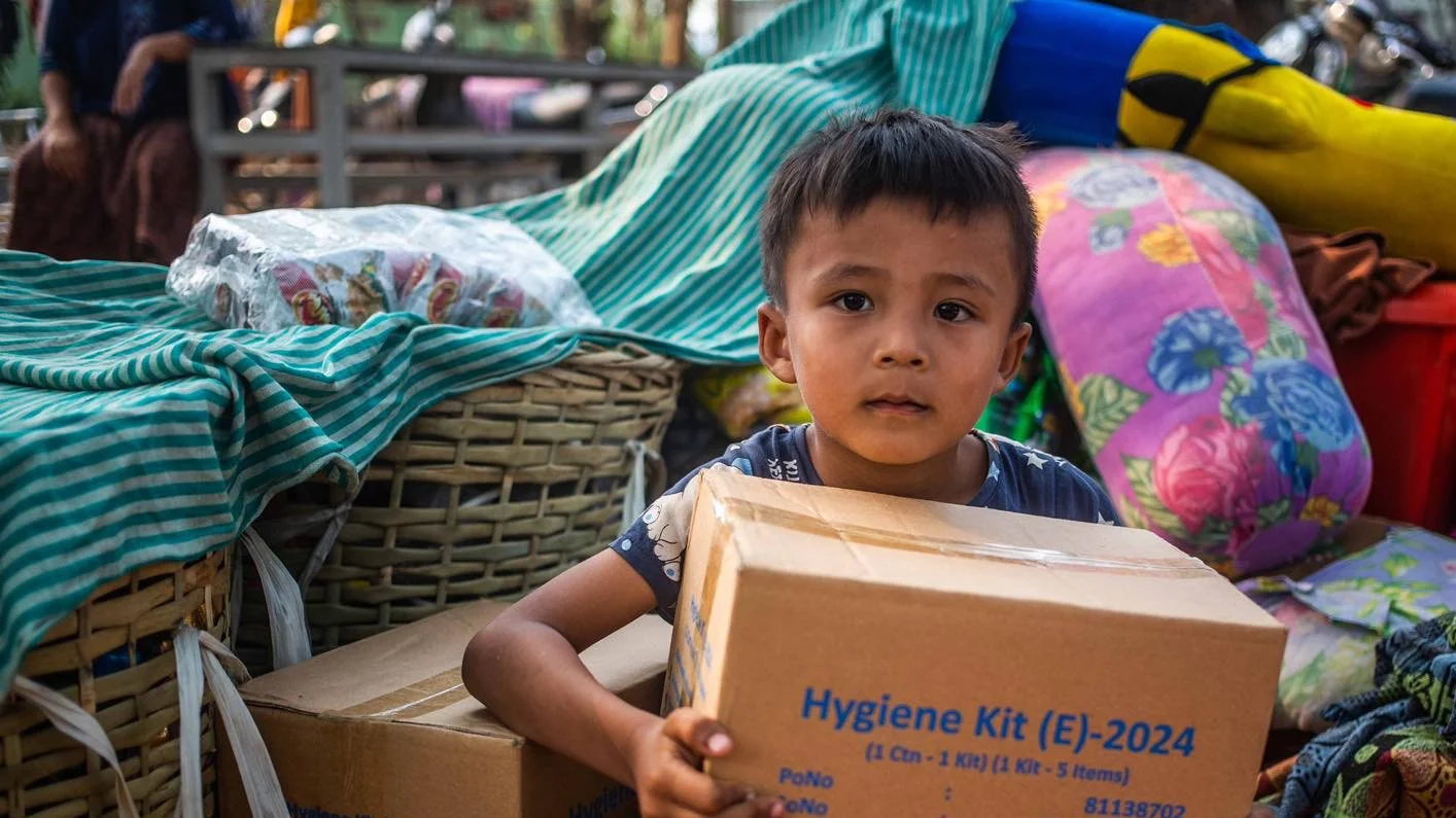 Nothilfe nach Erdbeben in Myanmar