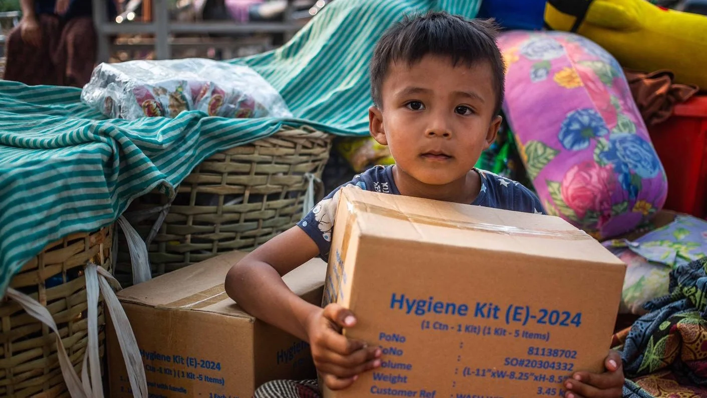 Nothilfe nach Erdbeben in Myanmar