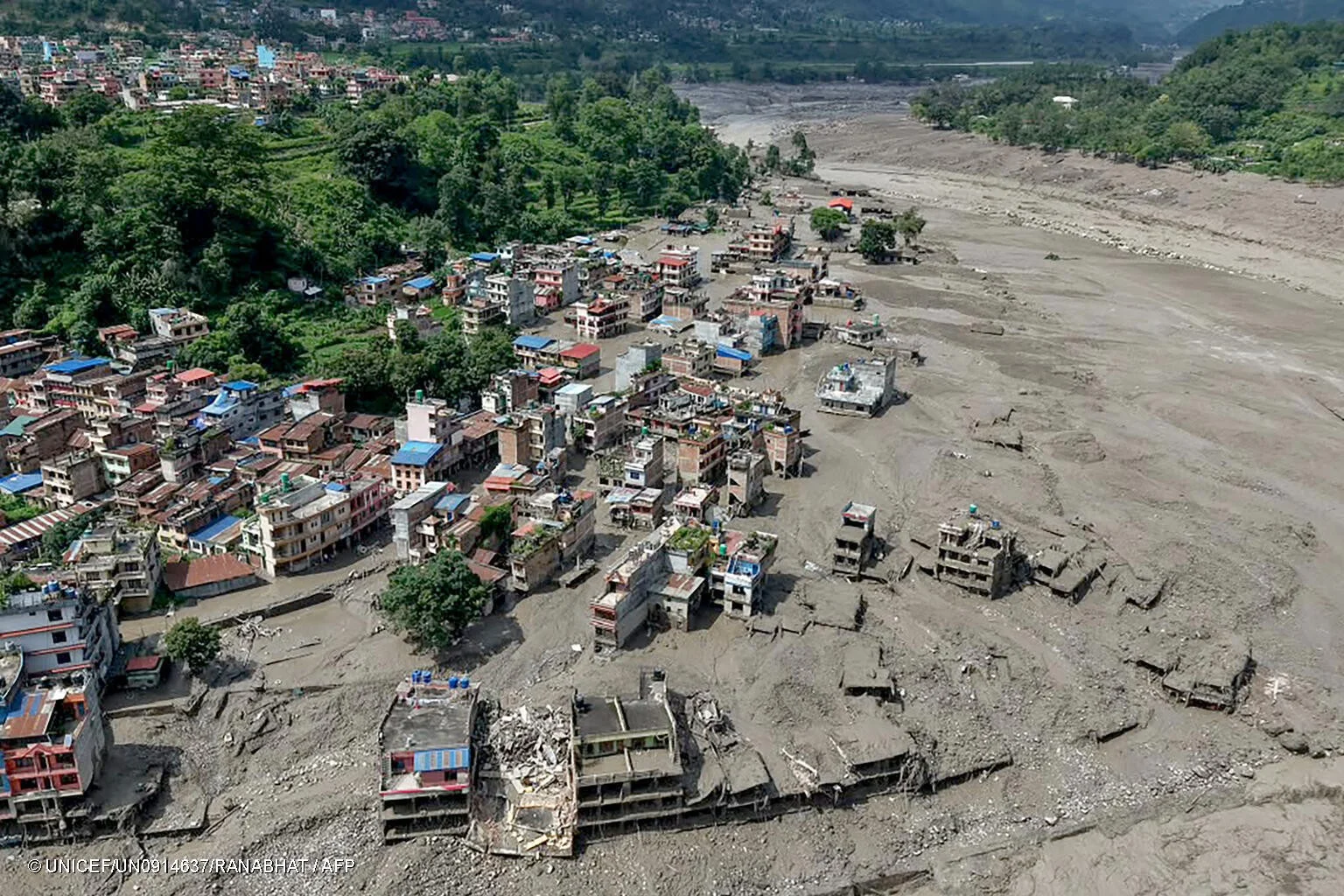 Sturzflut in Nepal