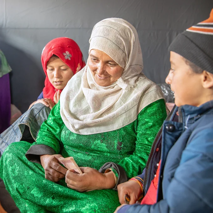 Gull, 35, recipient of cash transfers in Afghanistan