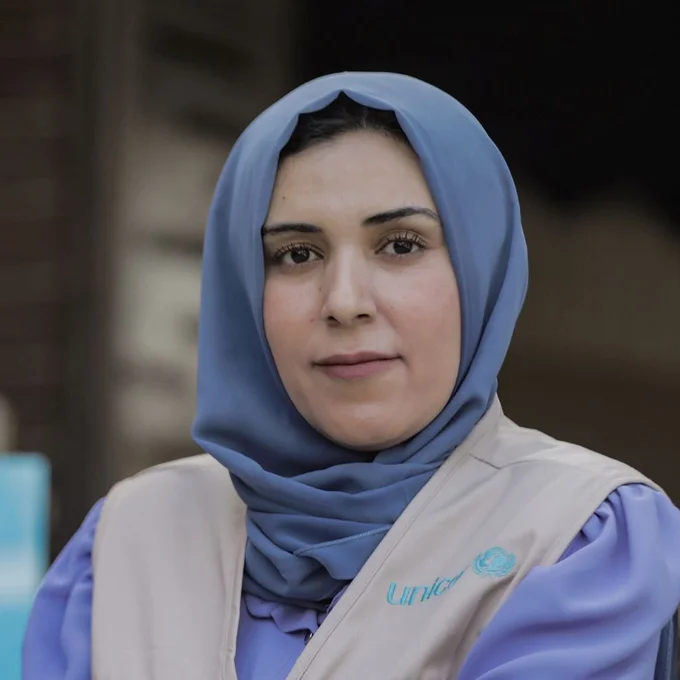 Fairouz AbuWarda, UNICEF-Feldkoordinatorin in Nordgaza. 