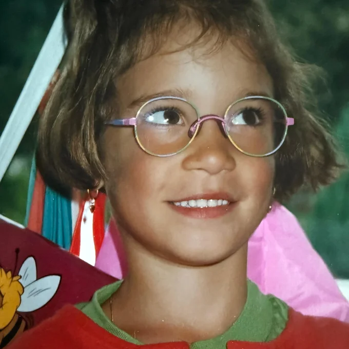 Jasmin Rickenbacher als Kind