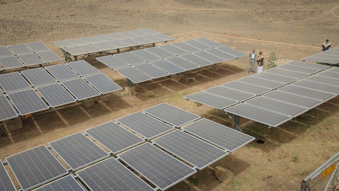 Solaranlage im Jemen