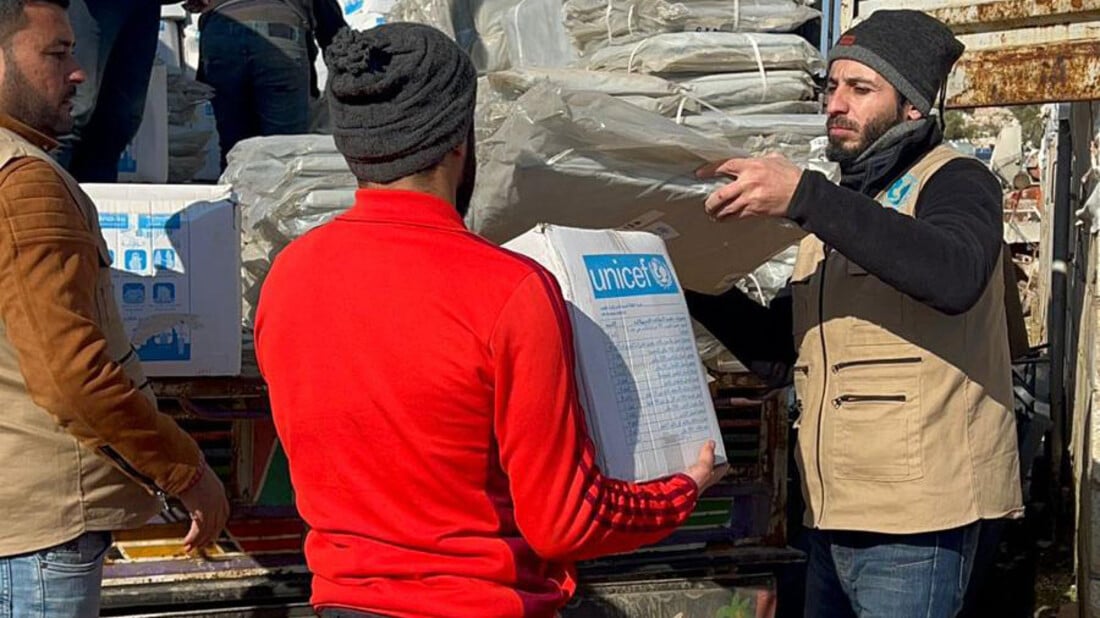 Erdbeben Syrien Hilfsgueter Pakete