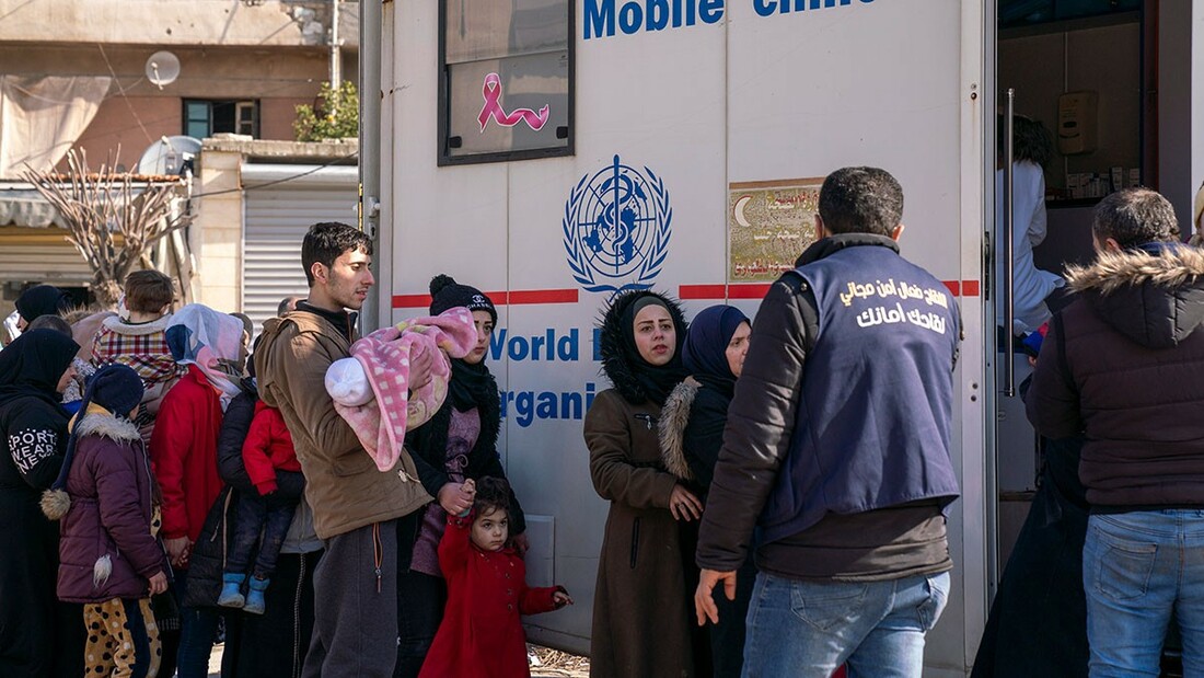 Erdbeben Syrien mobile Klinik Gesundheit