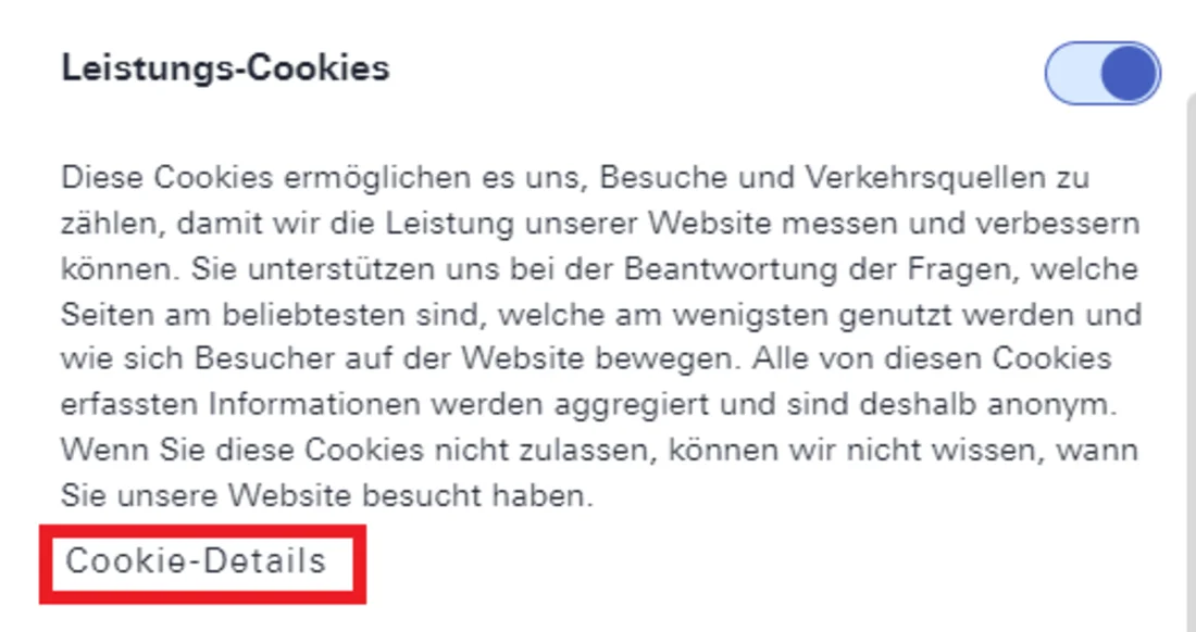 Cookie-Einstellungen