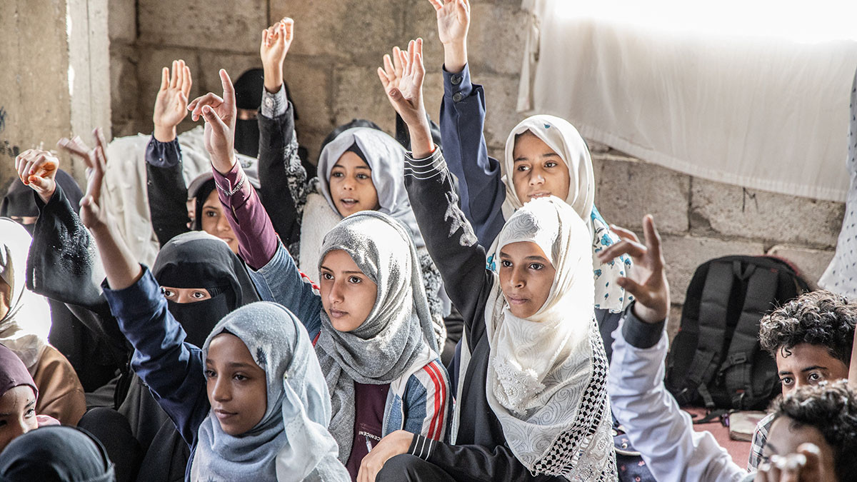 Schulklasse Jemen