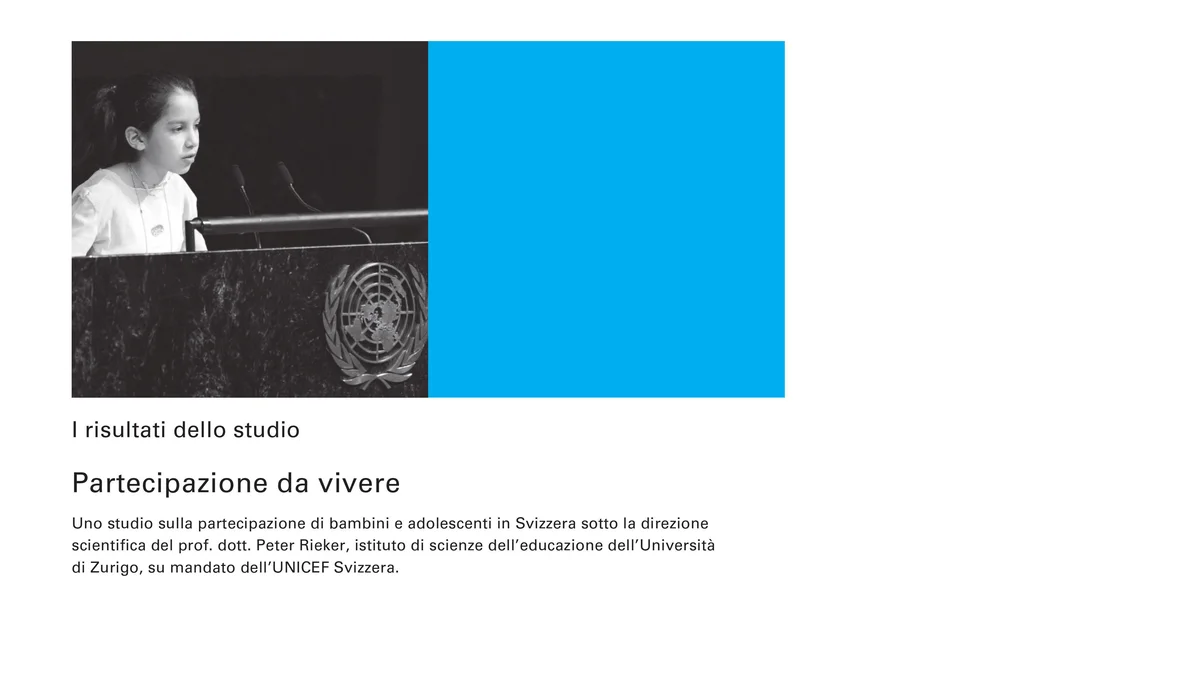 Von der Stimme zur Wirkung, Studie UNICEF