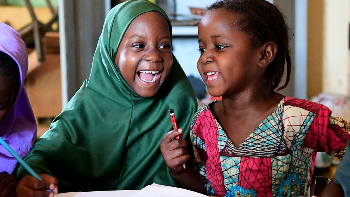 Schulmädchen in Niger, 2021