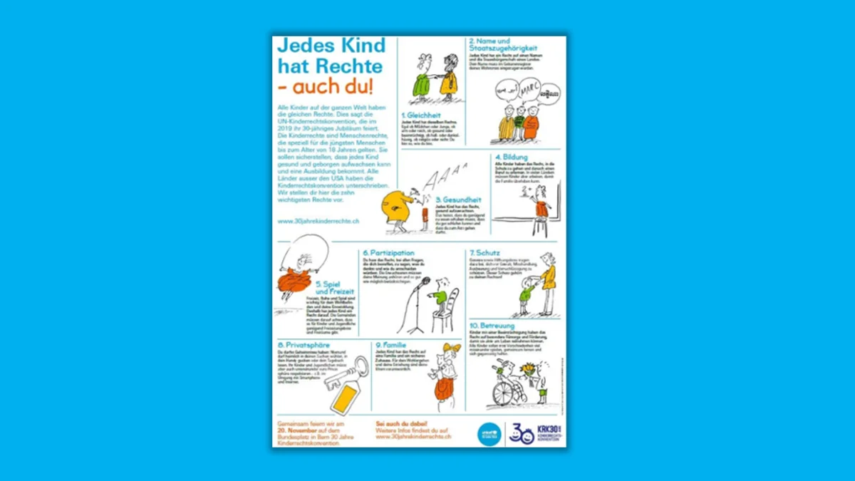 Kinderrechte_10 Rechte Poster