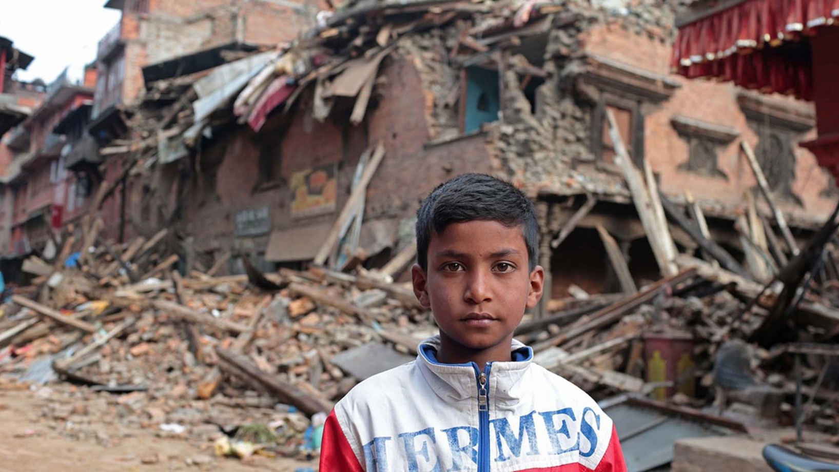 Zerstörung in Nepal nach Erdbeben