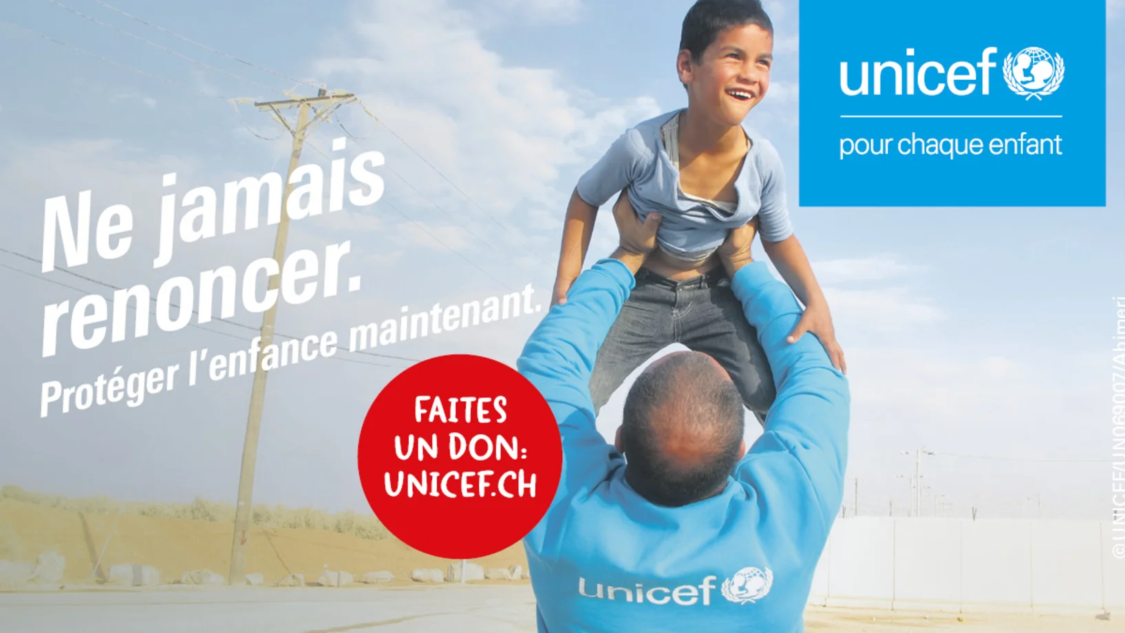 Ne jamail renonçer. Protéger l'enfance maintenant.