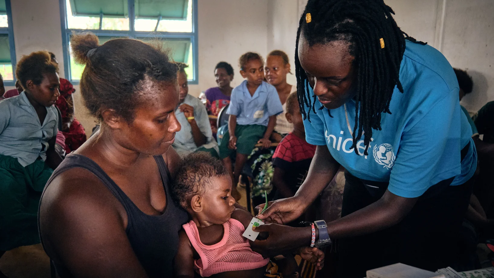 Pflegepersonal von UNICEF