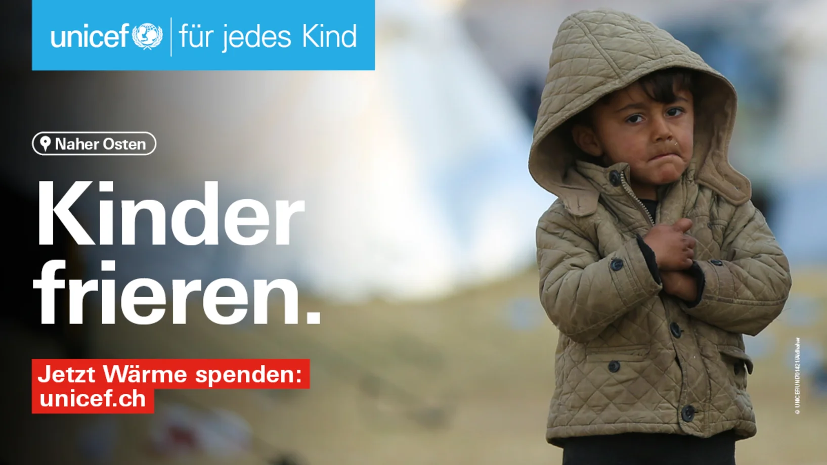 Frierendes Kind