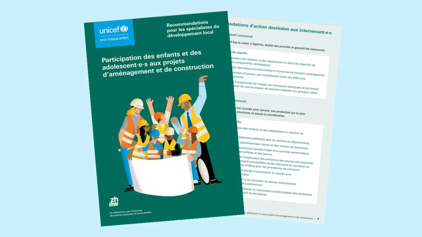 Bild Version abrégée : Participation aux projets d’aménagement et de construction