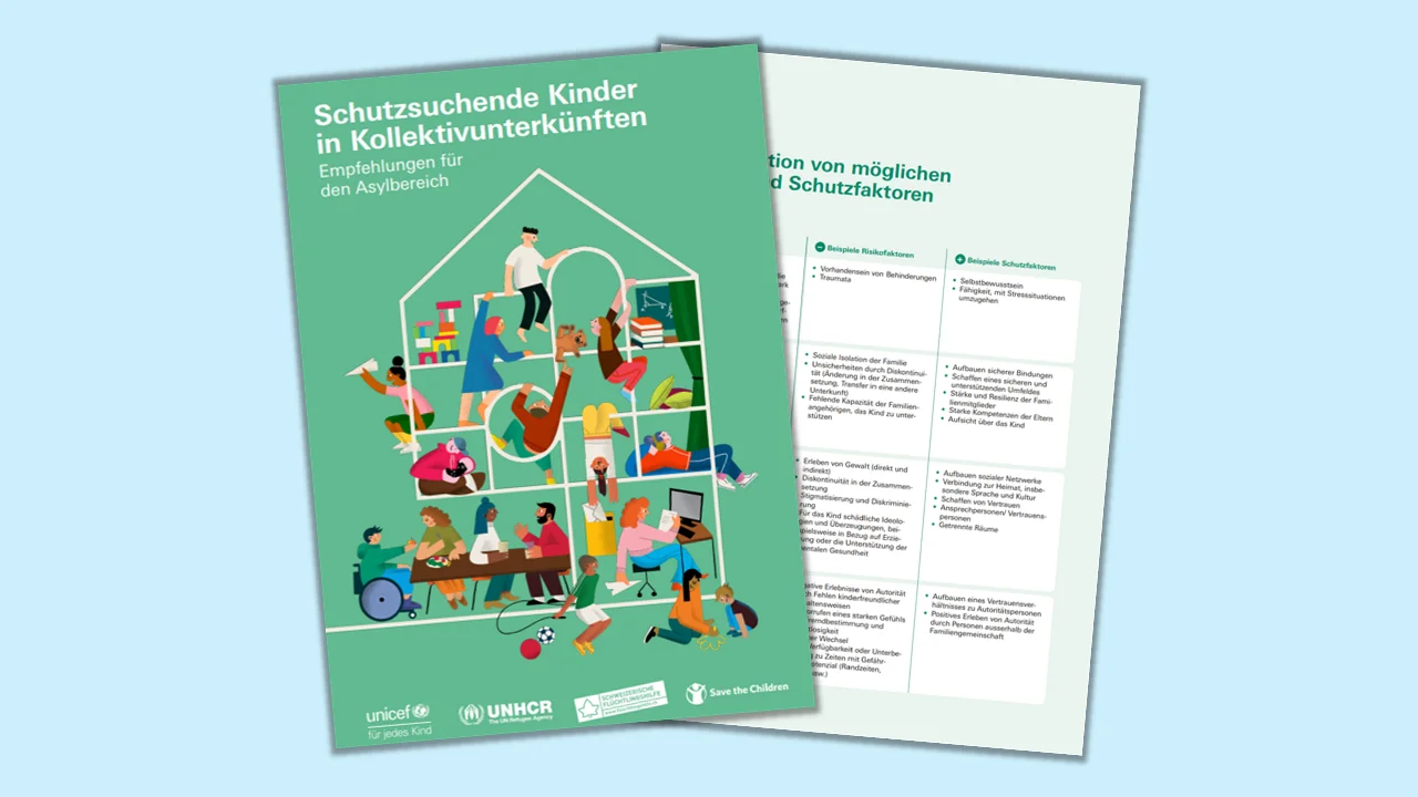 Coverbild Schutzsuchende Kinder in Kollektivunterkünften