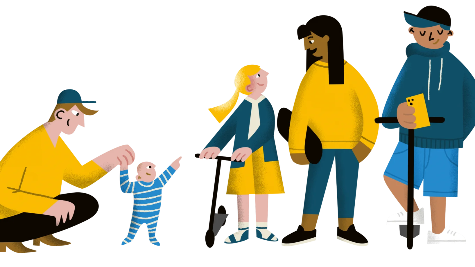 Illustration von Kindern 