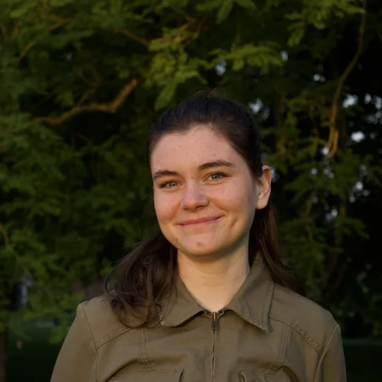 Praktikantin Amélie Strebel als Erwachsene