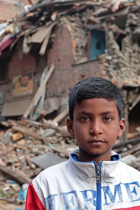 Zerstörung in Nepal nach Erdbeben