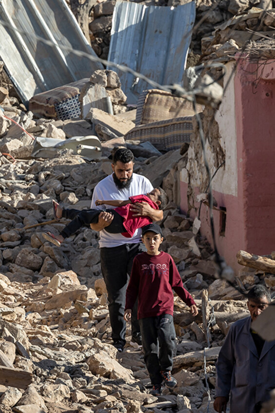 Auswirkungen des Erdbebens in Marokko