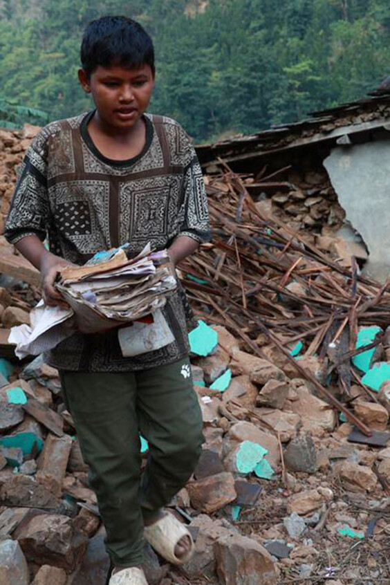Erdbeben Nepal Zerstoerung