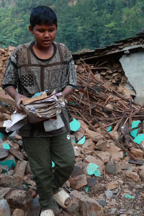 Erdbeben Nepal Zerstoerung