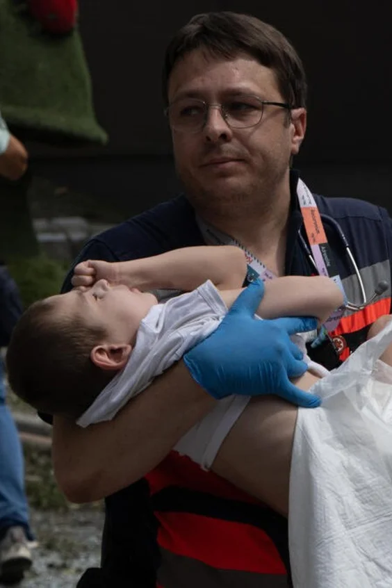 Angriff auf Kinderspital in Kiew  - Juli 2024