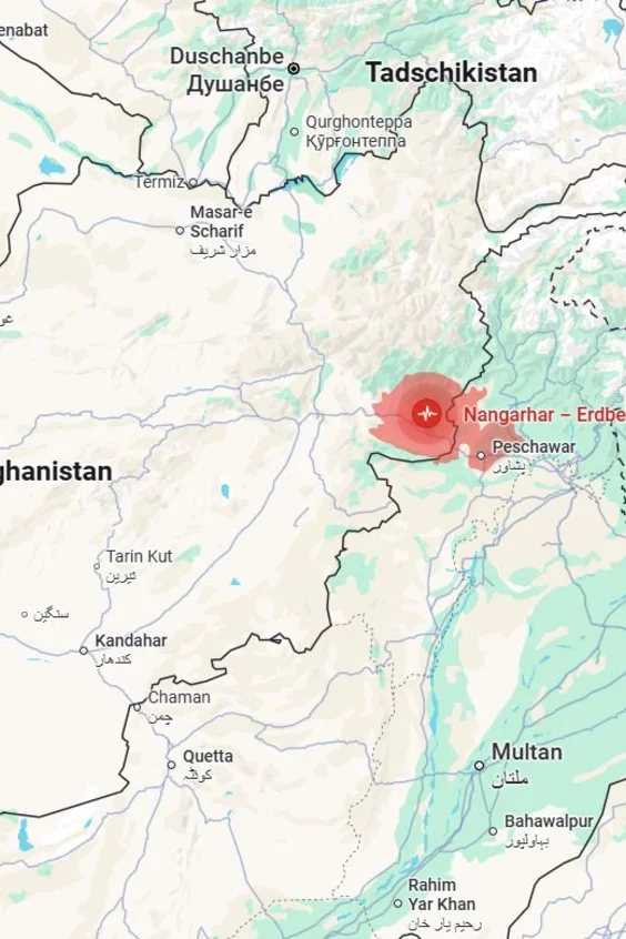Afghanistan Erdbeben