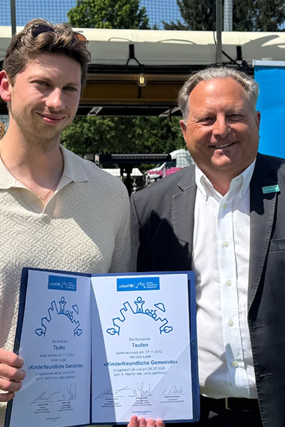 Labelübergabe in Teufen