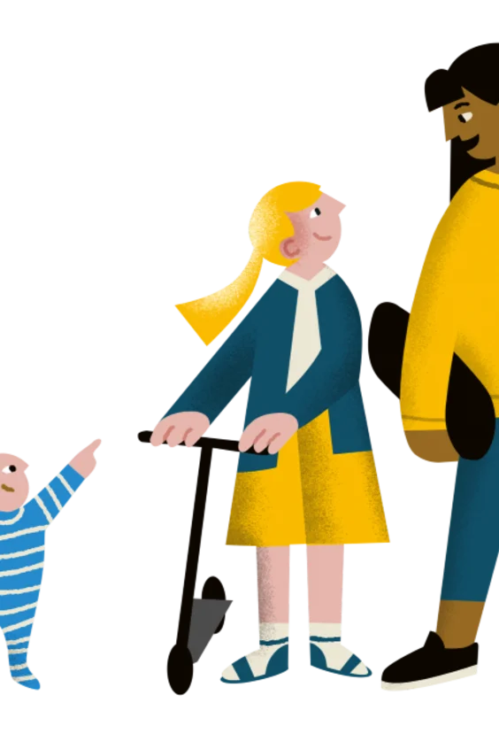 Illustration von Kindern 